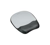 Fellowes Memory Foam Mouse Pad Black, Silver