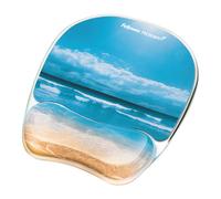 Fellowes Mousepad Wrist Support Sandy Beach Design 9179301