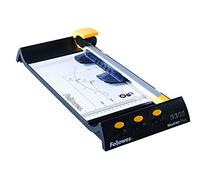 Fellowes Neutron Plus A4 Paper Cutter Guillotine - 32CM Cutting Length Guillotine Paper Cutter - 10 Sheet Capacity - Ideal for Home Use - Black