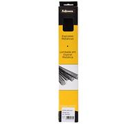 Fellowes - Pack of 25 Metal Spiral Binding - 5:1 Pitch - 59 Holes - Black 14 mm Black