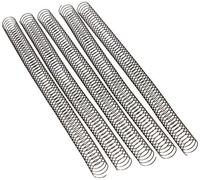 Fellowes - Pack of 25 Metal Spiral Binding - 5:1 Pitch - 59 Holes - Black 16 mm Black