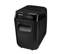 Fellowes Paper Shredder 200 Sheet Auto Feed Micro Cut Shredder AutoMax 200M Shredder with 32 Litre Bin Superior Security P5