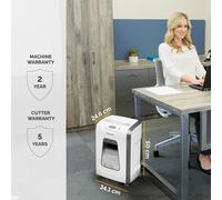 Fellowes Paper Shredder for Home Office Use - 12 Sheet Cross Cut Paper Shredder