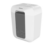 Fellowes Cross Cut Paper Shredder LX50 9 Sheet Shredder White, White
