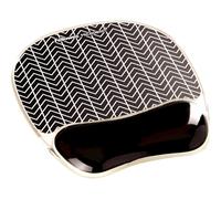 Fellowes Photo Gel Mouse Mat with Wrist Support and Microban Protection - Mouse