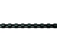 Fellowes Plastic Binding Combs, 12mm A4, 56-80 Sheet Capacity, 21 Rings, Black,