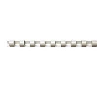 Fellowes (8mm) A4 Plastic Comb (White) - 1 x Pack of 100 - 5345406
