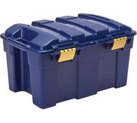 Fellowes Plastic Storage Box With Lid Bankers Box 2 X 40L Storage Trunk Stackable - Blue