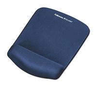 Fellowes PlushTouch Mouse Pad and Wrist Rest with FoamFusion Technology, Blue (9287301)