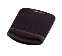Fellowes PlushTouch Mousepad Wrist Support Black - 9252003