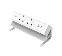 Fellowes Power Desk 2 Socket with 2 Power Sockets 1 USB-A & USB-C
