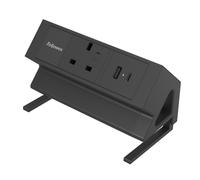 Fellowes Power Desk Type G Clamp Fit 1x230v 1xUSB-A 1x USB-C Socket 2m