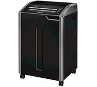 Fellowes Powershred 485Ci 28 Sheet Cross Cut Paper Shredder 100% Jam Proof with SafeSense Technology for Office Use - 142 Litre Bin - Security Level P4, Black/Silver, (4699001)