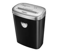 Fellowes Powershred 53C, 10 Sheet Cross Cut Paper Shredder for the Home or Home Office with SafeSense Technology, black/silver