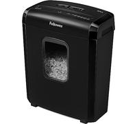 Fellowes Powershred 6M Document Shredder Paper Cut Mini-Cut Document Shredder, Security DIN P-4, 6 Sheets, Clips, Paper Clips, Credit Cards, 13L Bin, Security Lock
