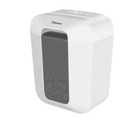 Fellowes Cross Cut Paper Shredder LX50 9 Sheet Shredder White, White