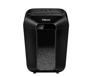 Fellowes Powershred LX70 Paper Shredder with Particle Cut 11 Sheets (P4) for Home Office and Office, Shredder with 18L Waste Paper Bin and Safety Lock, 4 x 40 mm Cross-Cut Data Protection