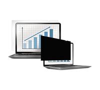 Fellowes PrivaScreen Anti Glare Black Privacy Filter & Screen Protector For Monitor/Computer, 22" Inches 16:10 Widescreen - Easy Attach & Removal With Quick Reveal Tabs