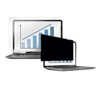 Fellowes PrivaScreen. Maximum screen size: 33.8 cm (13.3"). Aspect ratio: 16:9. Suitable for: Laptop Type: Frameless display privacy filter. Protection features: Scratch-resistant Limits viewing angle
