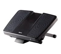 Fellowes Professional Series Ultra Ergonomic Foot Rest for Under Desk with three Height Adjustments and Massage Surface, Black