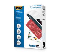 Fellowes Protect Laminating Pouches A4 Glossy 175 microns (2 x 175) Transparent Pack of 100