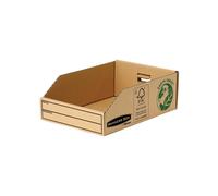 Fellowes R-Kive Bin File Storage Box Brown Pack 50 (7355)