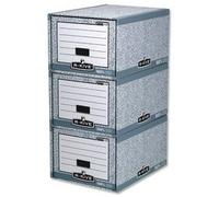 Bankers Box Fellowes System Storage Drawer Board Grey (Pack 5) 1820