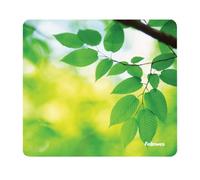 Fellowes Recycled Mouse Mat Non-Slip Rubber Base Easy To Clean Mouse Pad Made From Recycled Materials Optical & Laser Mouse