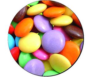 Fellowes Round Brite Mat Mouse Pad - Smarties