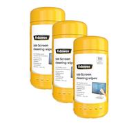 Fellowes 99703 Screen Cleaning Wipes Tub of 100