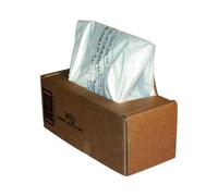 Fellowes Shredder Bags 50-75L - 50 Pack Heavy Duty Paper Waste Bags - Clear Bin Liners for Office & Home Use