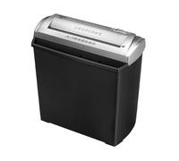 Fellowes Shredder FS-5S for Home Use - 5 Sheet Strip Cut Paper Shredder for Home and Personal Use - Home Office Shredder with 11 Litre Bin - Security Level P1 - Black