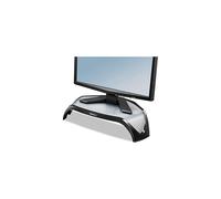 Fellowes Smart Suites Corner Monitor Riser, 18 1/2 x 12 1/2 x 5 1/8, Black