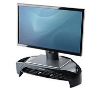 Fellowes Smart Suites TFT Monitor Riser Plus Letter Tray 2 Pods 3 Heights Capacity 21 in 10 kg Ref 8020801 , Black
