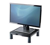 Fellowes Computer Monitor Stand with 3 Height Adjustments - Standard Monitor Riser with Cable Management - Ergonomic Adjustable Monitor Stand for Computers - Max Weight 27KG/Max Size 21" - Graphite