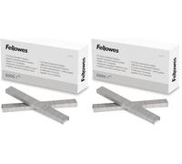 Fellowes Staples 24/8mm for Full Strip Staplers - Box of 5000, 2 Pack - Silver