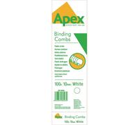 Fellowes Value A4 10mm Binding Combs - White (Pack of 100)