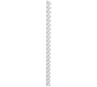 Fellowes Apex (12mm) Plastic Comb (White) - 6201001