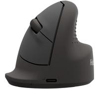 Fellowes Breyta Ergonomic Vertical Mouse Medium Right Handed - Bluetooth wireless technology or wired, for laptop, PC & Mac, recycled content, rechargeable battery, 800/1200/1600 DPI, 3 buttons