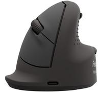 Fellowes Breyta Plus Ergonomic Vertical Mouse Medium Left Handed - Bluetooth wireless technology, wireless dongle or wired, recycled content, Microban anti-microbial protection, rechargeable battery