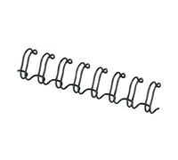 Fellowes Wire Binding Combs 12mm Black (Pack of 100) 53273