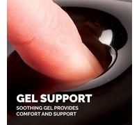 Fellowes Wrist Rest - Crystals Gel Flex Rest with Non Slip Rubber Base - Ergonomic Mouse Mat Wrist Support, Keyboard Rest for Computer, Laptop, Home