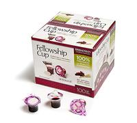 Fellowship cup,Prefilled communion cups juice/wafer-100 cups (net wt.1.62 lb) by BROADMAN CHURCH SUPPLIES