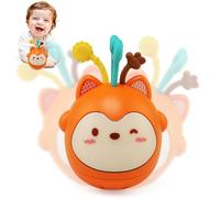Felly 5 IN 1 Montessori Music Toys for Babies 6+ Months, Sound Lights Sensory Pull String Games, Tummy Time, Tumbler Early Development Fine Motor Skills, Christmas for Girls Boys