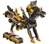 Felly Robocrash Magnetic Transforming Car, 2Pcs Automatic Deformation of Magnetic Connections, Car Toys for 2 3 4 5 6 7 8 Years Old Boys and Girls Kids