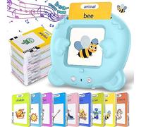 Felly Talking Flash Cards for Toddlers, Early Educational Learning Toys for Baby 1 2 3 4 5 Years Old, 224 Words Preschool Montessori Interactive Reading Machine, Christmas Birthday Gift Boys Girls