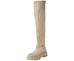 FELMINI FALLING IN LOVE Women's Lycia Over-The-Knee Boot, Beige, 3.5 UK