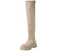 FELMINI FALLING IN LOVE Women's Lycia Over-The-Knee Boot, Beige, 7.5 UK
