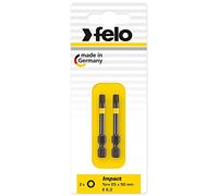 Felo 0715763037 T25 Torx Impact Bit on Card with Length 2"