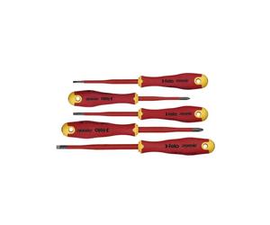 Felo 5pc VDE E Slim Ergonic Gel Grip Screwdriver Set F413-853-98
